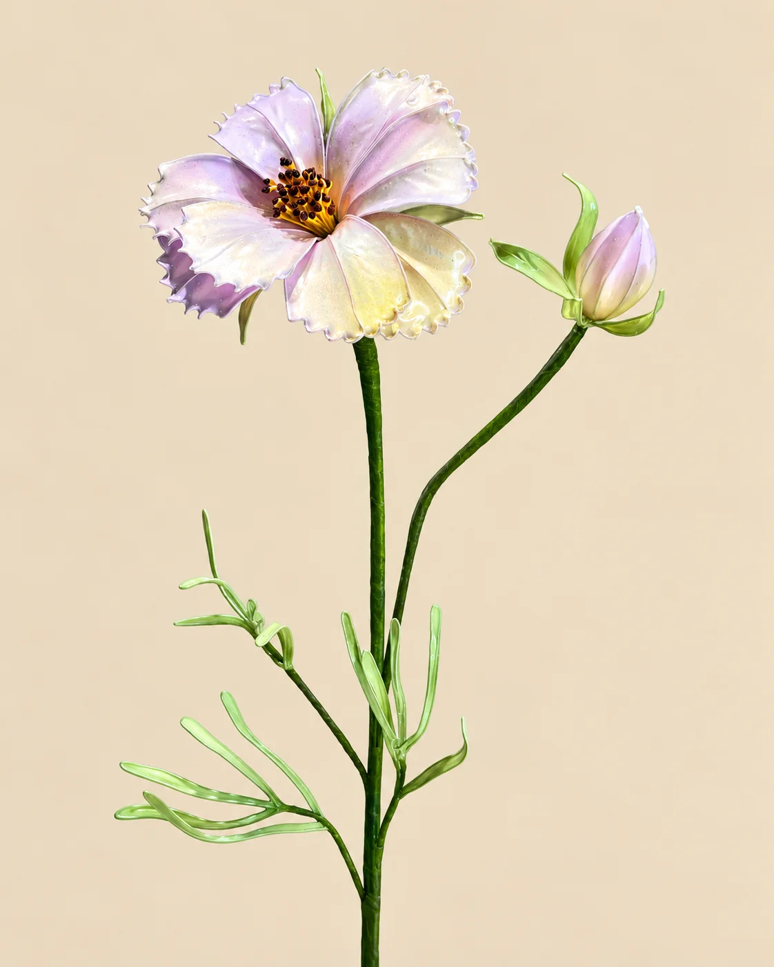 波斯菊水晶花作品