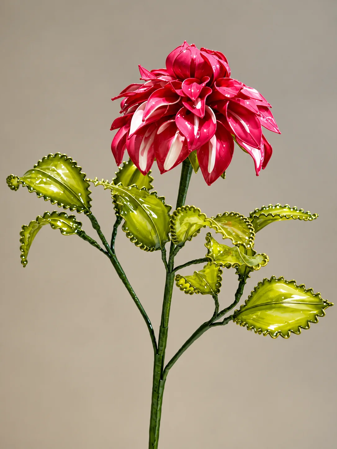 大理花水晶花作品