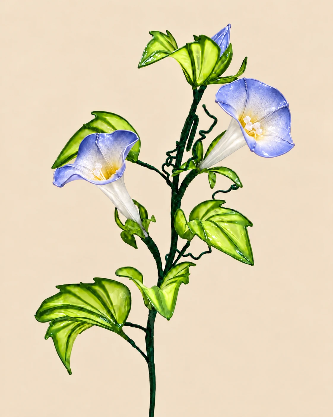 牽牛花水晶花作品