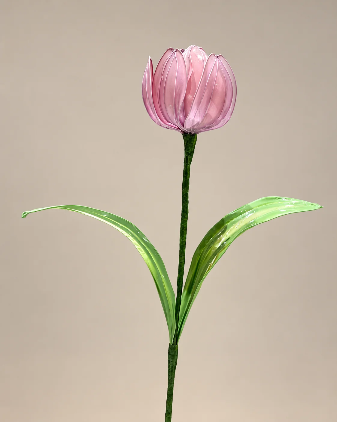 鬱金香水晶花作品